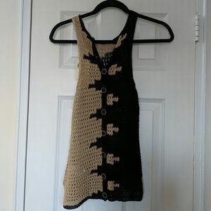 Lucky knitted sweater vest. XS. NWT